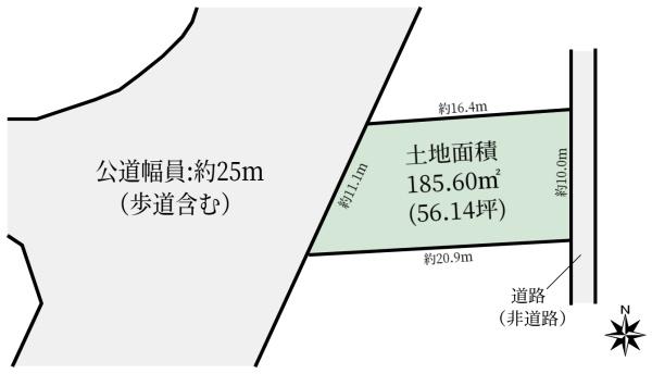 王寺町本町4丁目　売土地の間取り画像
