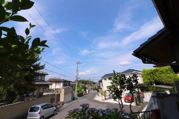 奈良市秋篠三和町２丁目の土地の現地からの眺望画像