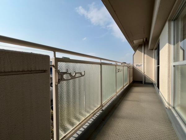 コスモハイツあやめ池のバルコニー画像