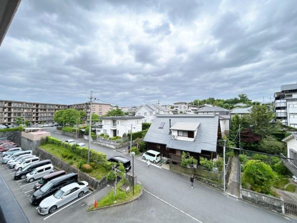 あやめ池グランドハイツA棟の現地からの眺望画像