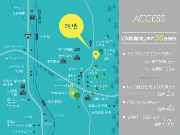 生駒市翠光台の土地の現地土地写真画像
