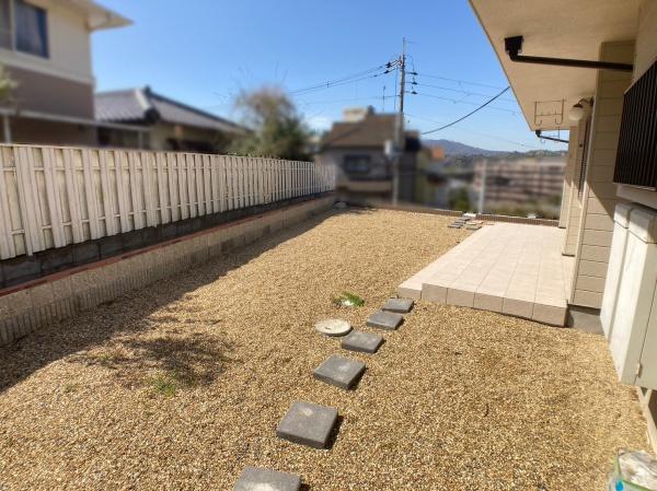 奈良市富雄北3丁目　中古一戸建の庭画像