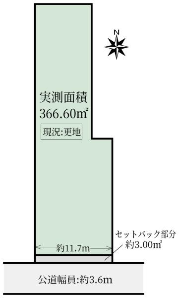 斑鳩町法隆寺西1丁目　売土地の間取り画像