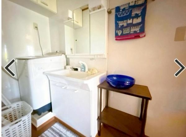 奈良市帝塚山1丁目 中古住宅の洗面台・洗面所画像