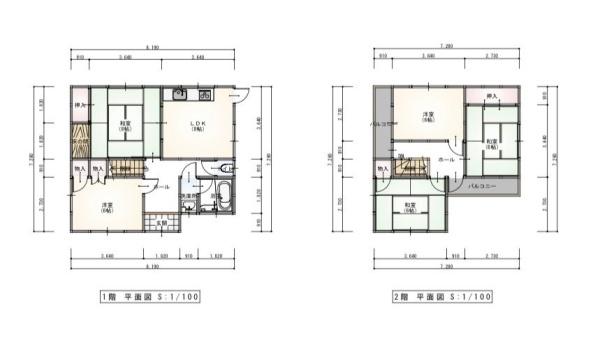 生駒市軽井沢 中古物件の間取り画像
