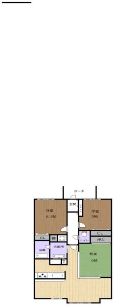 ローレルスクエア登美ヶ丘18番館の間取り画像