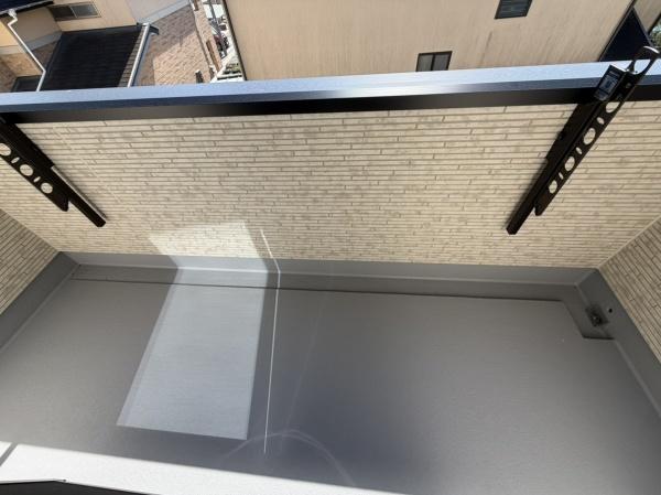 奈良市法蓮町の新築一戸建のバルコニー画像