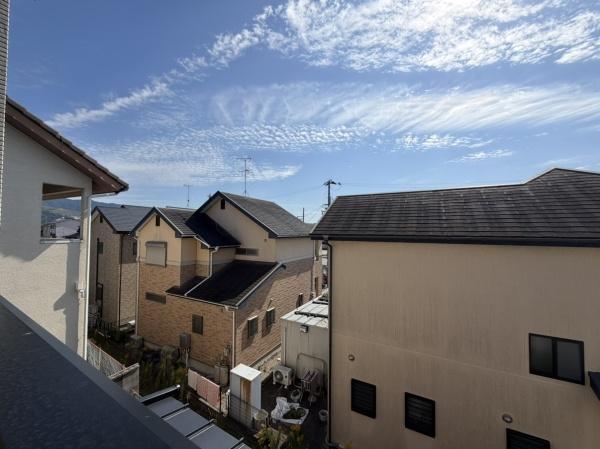 奈良市法蓮町の新築一戸建の現地からの眺望画像
