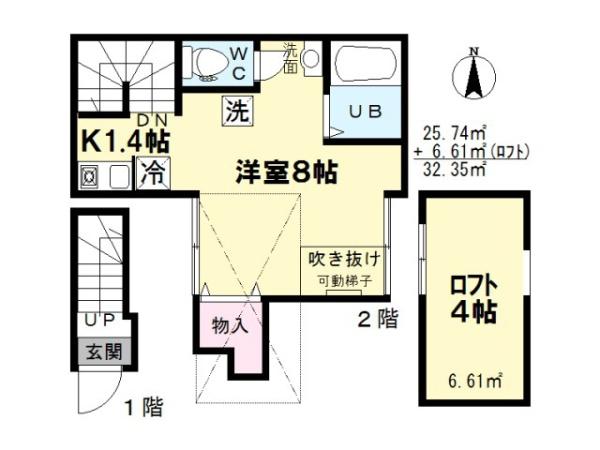 ディアス阿佐ヶ谷の間取り画像