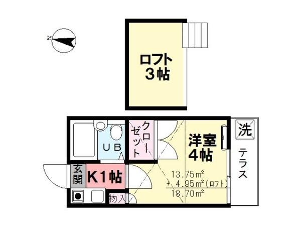ファミールハイツの間取り画像