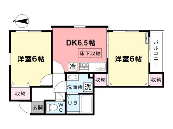 クレストアンの間取り画像