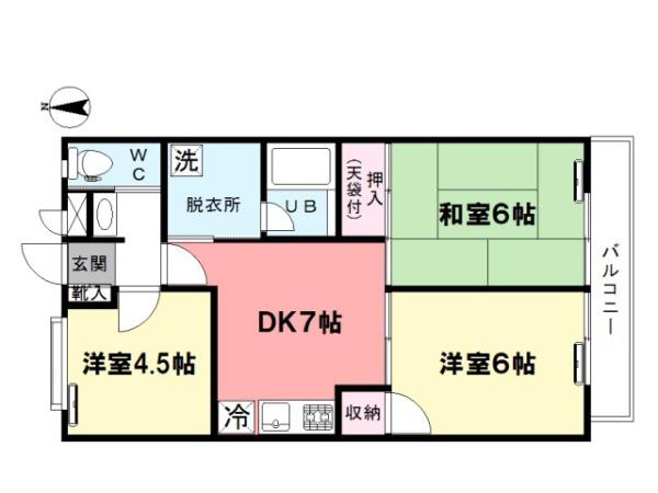 ファムール井荻の間取り画像