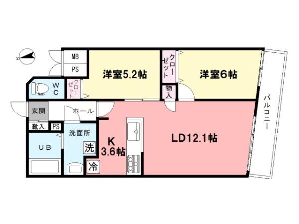 プラチナウエストの間取り画像