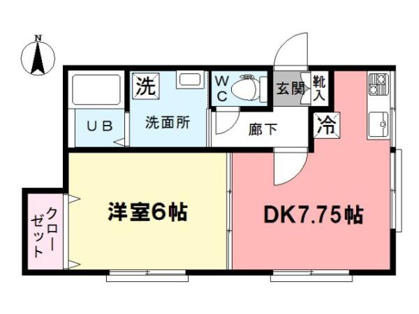 ともえ荘の間取り画像