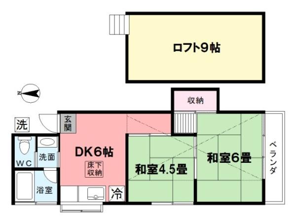 メゾンフルールの間取り画像