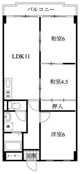 ビレッタ百道の間取り画像