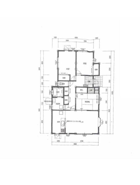 佐世保市高梨町の中古一戸建の間取り画像