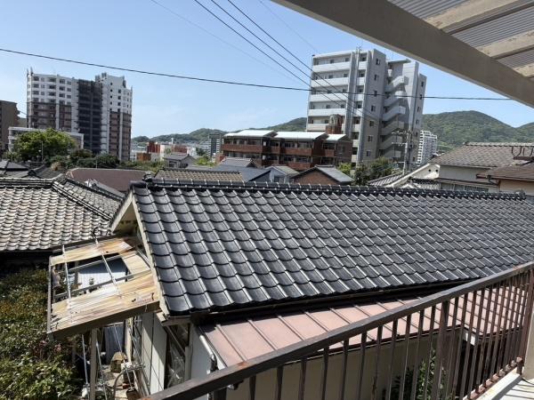 佐世保市戸尾町のアパートの現地からの眺望画像