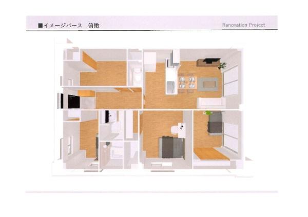 ネオハイツ高宮の完成予想図(内観)画像