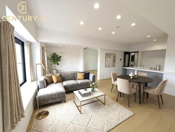 アムール板付7のリビング画像