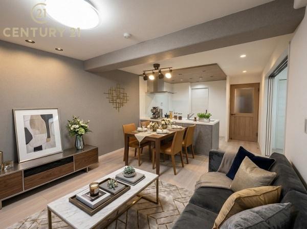 原グリーンハイツのリビング画像