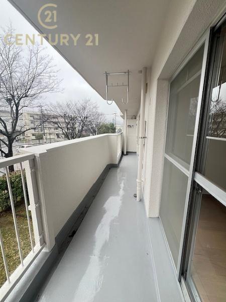 十郎川サンハイツのバルコニー画像