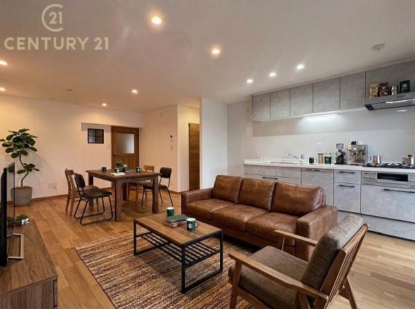 十郎川サンハイツのリビング画像