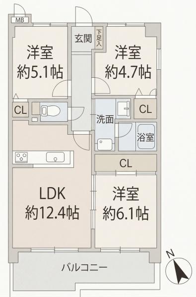ロマネスク飯倉の間取り画像