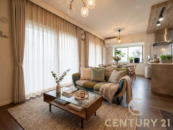 アルバガーデン伊都の杜Ⅲのリビング画像