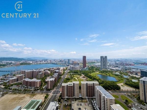 アイランドシティオーシャン&フォレストタワーレジデンスの現地からの眺望画像