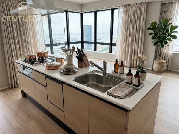 アイランドシティオーシャン&フォレストタワーレジデンスのキッチン画像