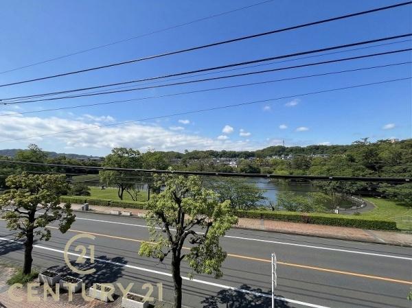 宗像市自由ヶ丘５丁目の土地の現地からの眺望画像