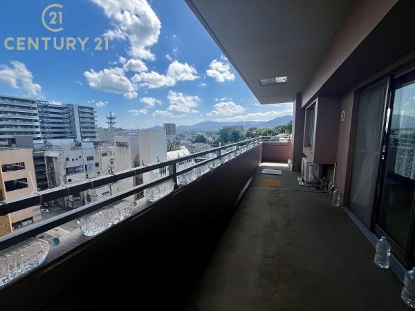エバーライフリバーサイド飯塚壱番館の現地からの眺望画像