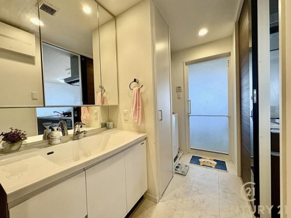 エイリックタウン箱崎公園ファミリアEAST棟の洗面台・洗面所画像