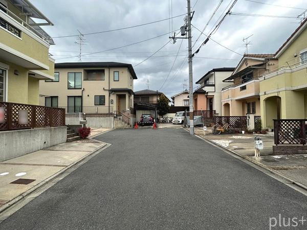 京都市北区大宮玄琢北東町の中古一戸建の前面道路含む現地写真画像