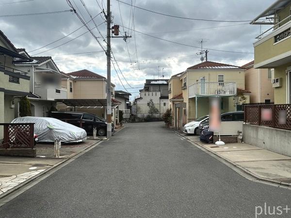 京都市北区大宮玄琢北東町の中古一戸建の前面道路含む現地写真画像