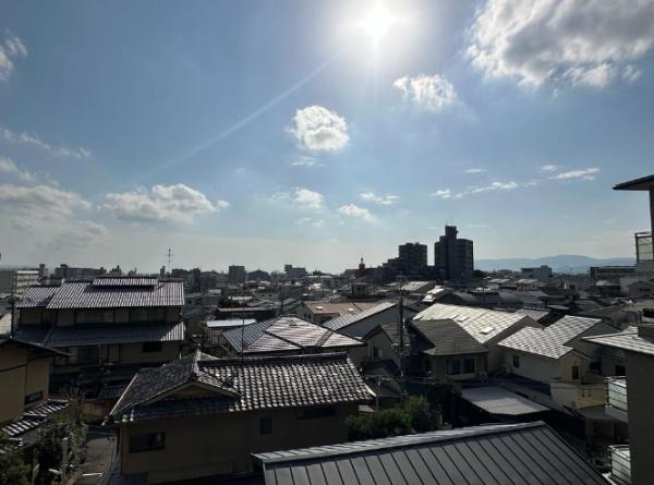 京都市北区紫野北舟岡町の中古一戸建の現地からの眺望画像