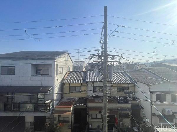 京都市右京区嵯峨野芝野町の新築一戸建の現地からの眺望画像
