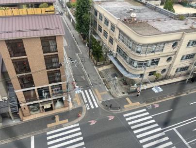 京都二条ハイツの現地からの眺望画像