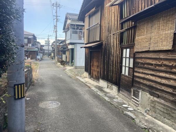 西条市壬生川　売土地の前面道路含む現地写真画像