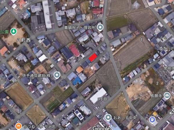 今治市八町西3丁目　中古住宅の航空写真画像