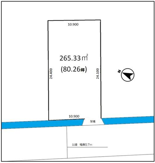 今治市立花町4丁目　売土地の間取り画像