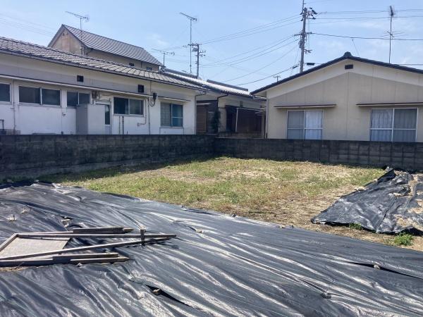 西条市三芳　売土地の現地土地写真画像
