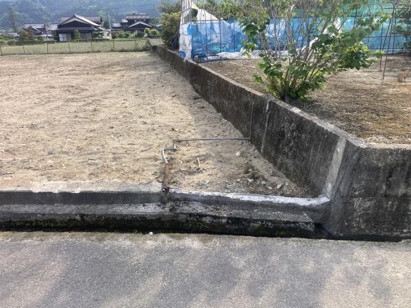 西条市上市　売土地の現地土地写真画像