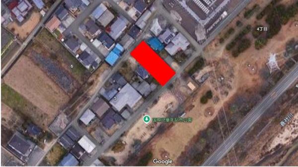 今治市片山4丁目　売土地の航空写真画像