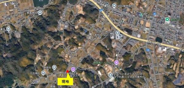 今治市野間甲 中古住宅の航空写真画像