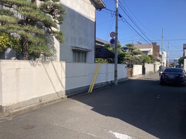 今治市枝堀町1丁目 売土地 B号地の前面道路含む現地写真画像