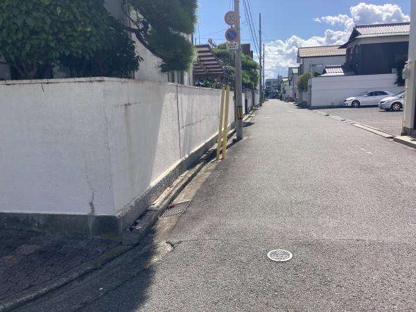 今治市枝堀町1丁目 売土地 B号地の前面道路含む現地写真画像