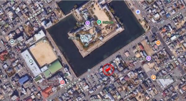 今治市枝堀町1丁目 売土地 B号地の航空写真画像