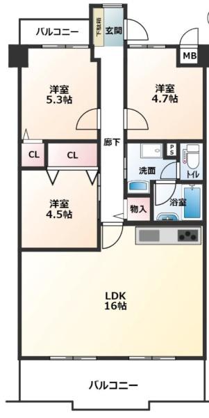 サンレスポアール 中古マンション